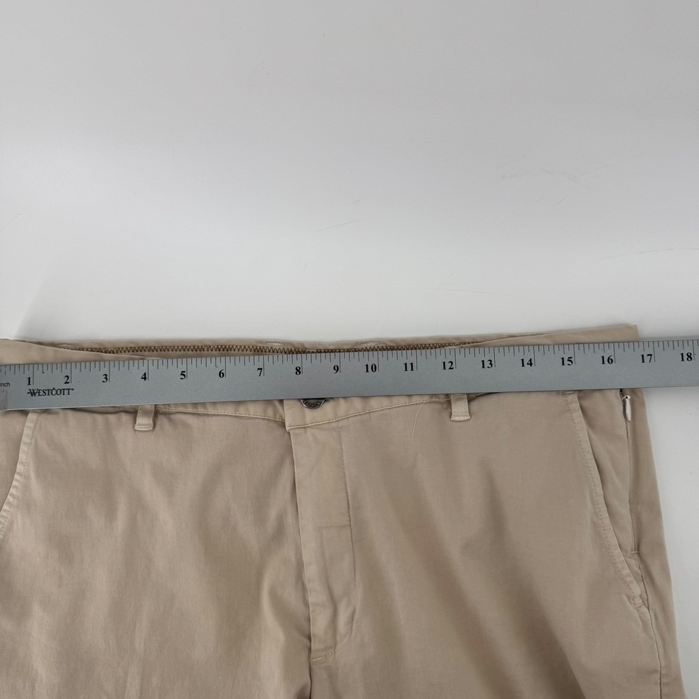 Radmor Vincent Pant Mens 34 Quiet Luxury Golf Chino Stretch Slim Straight Beige - Picture 8 of 10